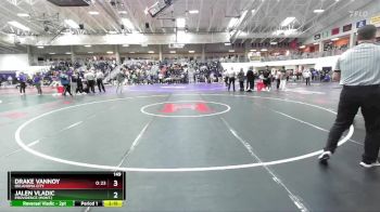 149 lbs Cons. Round 6 - Drake Vannoy, Oklahoma City vs Jalen Vladic, Providence (Mont.)