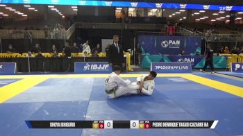 Pedro Henrique Takadi Cazarre Na vs Shoya Ishiguro 2025 Pan Jiu Jitsu IBJJF Championship