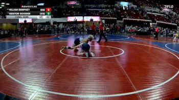 106 lbs Cons. Semi - Killian Dempsey, North Montana Wrestling CLub vs Keiston Goodier, Snake River Youth Wrestling Cl