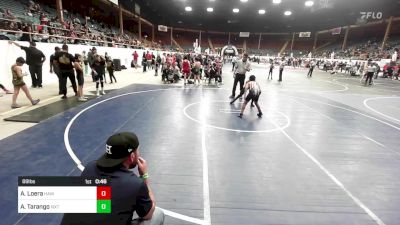 89 lbs Consi Of 8 #2 - Aciano Loera, Hammer House Mafia vs Angel Tarango, Nxt Lvl Wr Ac