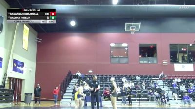 160 lbs Cons. Round 3 - Savannah Bramhall, Mount Olive vs Aalijah Pineda, Emmanuel University