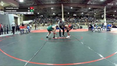 215 lbs Cons. Round 1 - Xavier Mejia, Battle Mountain vs Houston Allen, Pershing County