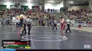 A 170 lbs Champ. Round 1 - Michael Fetterolf, Seymour vs Ryan Babuscio, Montgomery Central