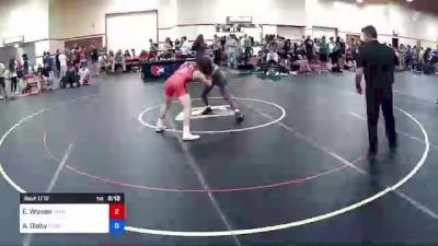 70 kg Cons 64 #2 - Ethan Wonser, North Dakota vs Aboubakare Diaby, Pennsylvania RTC