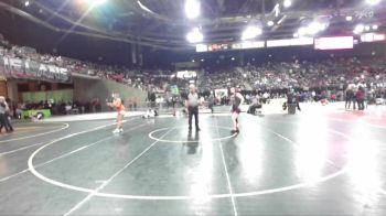 140 lbs Cons. Round 2 - Hayden Palmer, Moscow vs Felice Romero, Jerome