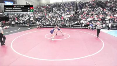 6A 140 lbs Quarterfinal - Kaitlyn Worthley, Fremont vs Addison Hutchison, Lehi