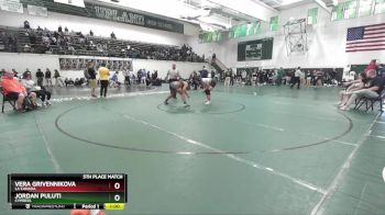 190 lbs 5th Place Match - Jordan Puluti, Cypress vs Vera Grivennikova, La Canada