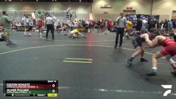 95 lbs Round 5 (6 Team) - Oliver Pulliam, Untouchables Purple vs Colton Schultz, American Gladiators-Thunder