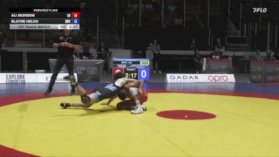 61kg (non-olympic) 1st Place Match - Ali Mohseni, Coast RTC vs Blayne Helou, Hamilton Wrestling Club