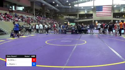 165 lbs Cons. Round 1 - Brody Mills, OK vs Landon Myers, KS