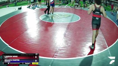 170 lbs Round 2 - Landon Wing, Utah vs Branch Martin, Montana