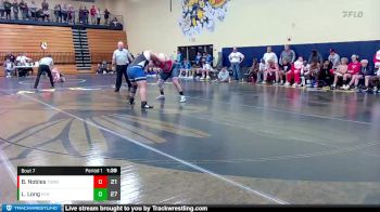 285 lbs Semis & 1st Wb (8 Team) - Brock Nobles, Toombs County vs Logan Long, Fannin County HS