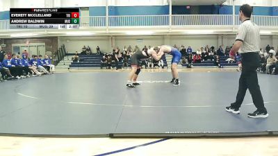 197 lbs Round 4 (8 Team) - Andrew Baldwin, Muskegon Community College vs Everett McClelland, Triton College