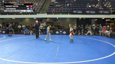 84 lbs Semis - Beckett Moyer, Moyer Elite vs Liam Reeves, Steel Valley Renegades