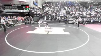 6A 106 lbs Champ. Round 1 - Grady Swalberg, Layton vs Garrett Bracken, Riverton