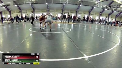 125 lbs Cons. Round 2 - Drew Hansen, Unattached-Michigan State vs Kenny Schmitz, Gannon University