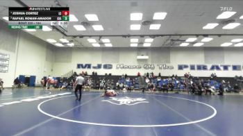 184 lbs 1st Place Match - Joshua Cortez, Lassen College vs Rafael Roman-Amador, Chabot College