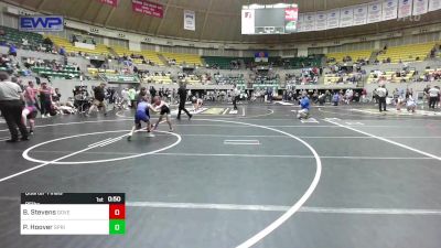 85 lbs Quarterfinal - Brooklynn Stevens, Dover Youth Wrestling Club vs Piper Hoover, Springdale Youth Wrestling Club