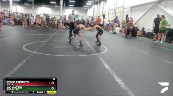 56 lbs Round 6 (8 Team) - Stone Esposito, OMP vs Gio Mazzio, Rush WC