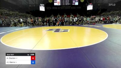 132 lbs Rnd Of 64 - Asher Clayton, MT vs Edwin Sierra, CA