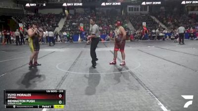 215 lbs Semifinal - Remington Pugh, Garden Plain vs Yuyo Morales, Emporia