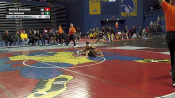 120 lbs 1st Place Match - Marlee Solomon, Canon McMillan vs Mai Graham, Southern Lehigh