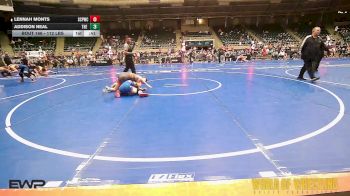 112 lbs Consi Of 4 - Lennah Monts, South Central Punisher Wrestling Club vs Addison Neal, The Best Wrestler