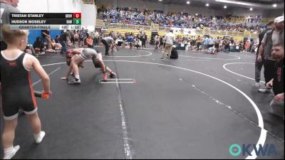 119 lbs Quarterfinal - Tristan Stanley, Grover Rains Wrestling Club vs Hudson Moseley, Raw Wrestling Club