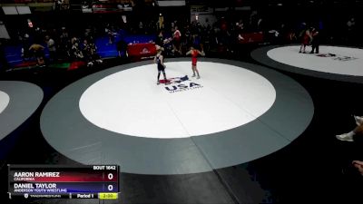 71 lbs Cons. Semi - Aaron Ramirez, California vs Daniel Taylor, Anderson Youth Wrestling