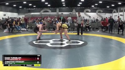 129 lbs 2nd Wrestleback (8 Team) - Christian Stewart, Beast Mode vs Gage Turnblom, Olympia/Demolition