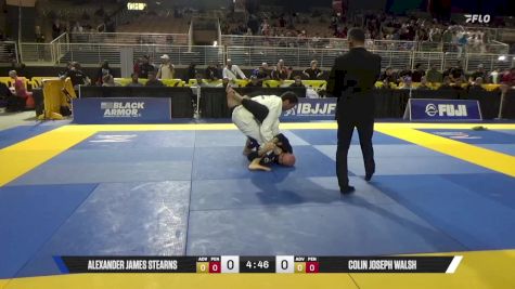 Colin Joseph Walsh vs Alexander James Stearns 2025 Pan Jiu Jitsu IBJJF Championship