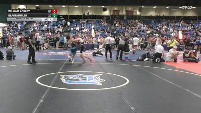 157 lbs Round Of 64 - William Ackley, NY vs Blake Butler, SC