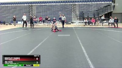 80 lbs Round 8 (10 Team) - Bentley Marks, Noke Wrestling RTC vs Rei Pate, Legend Wrestling