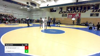 135 lbs Round Of 64 - Billy Greenwood, Poudre (CO) vs Antonio Beall, Monarch (CO)