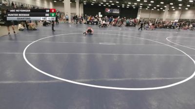 106 lbs Quarters - Abe Heysinger, Immortal Athletics WC vs Hunter Beeman, Darkhorse Wrestling Club