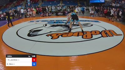 138 lbs Rnd Of 64 - Kyle Jardine, OH vs Remington Skic, WI