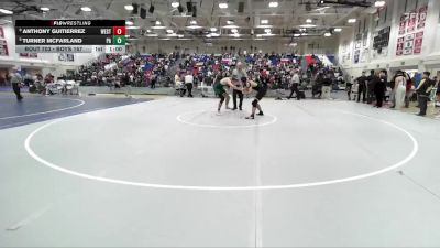 Boys 157 lbs 5th Place Match - Turner Mcfarland, Palo Alto Boys vs Anthony Guitierrez, Westmont Boys