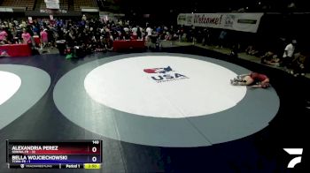 140 lbs Round 3 (16 Team) - Alexandria Perez, SDIKWA-FR vs Bella Wojciechowski, TCWA-FR