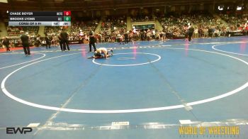 67 lbs Consi Of 8 #1 - Chase Boyer, Hutchy Hammers (HS) vs Brooks Lyons, All I See Is Gold Academy