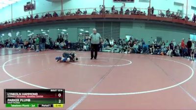 80 lbs Champ. Round 1 - Parker Plumb, Unattached vs Lynkoln Hammond, Midwest Regional Training Center