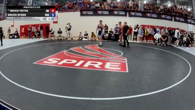 92 kg Champ. Round 2 - Brock Fettig, Jackrabbit Wrestling Club vs Brook Byers, Oregon