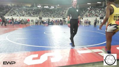 120 lbs Consi Of 16 #2 - Esther Elizabeth Spellmon, Harrah vs Avery Crisp, Mustang Middle School