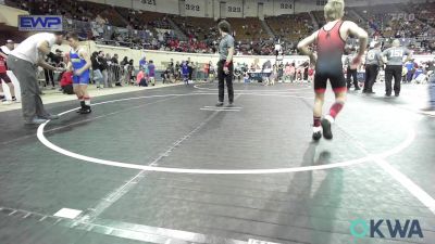 85 lbs Round Of 16 - Landon Villines, Weatherford Youth Wrestling vs Isaac Hardgrave, Piedmont