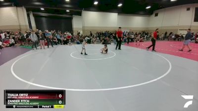 33-41 lbs Round 2 - Thalia Ortiz, NXT Level Wrestling Academy vs Zander Fitch, Boneyard Wrestling Academy