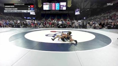 120 lbs Cons. Sub-rd Of 64 - Logan Katz, VA vs Trexden Olsen, UT