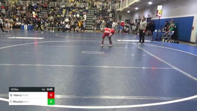 107 lbs Consy 2 - Davion Henry, Homewood Flossmoor-IL vs Triston Mouton, Baylor-TN