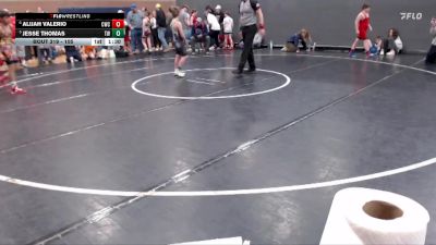 105 lbs Cons. Round 2 - Alijah Valerio, Cougar Wrestling Club vs Jesse Thomas, TW Wrestling
