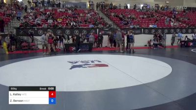 60 kg Cons 64 #1 - Lincoln Kelley, Integrity Wrestling Club vs Zach Benson, Western Colorado Wrestling Club