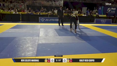 Kailey Reed Cooper vs Neve Celeste Marshall 2025 Pan Kids Jiu-Jitsu IBJJF Championship