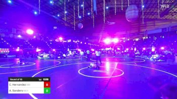 54 lbs Round Of 16 - Cameron Hernandez, 806 Takedown Wreslting vs Ayven Sanders, Southwest Hammers